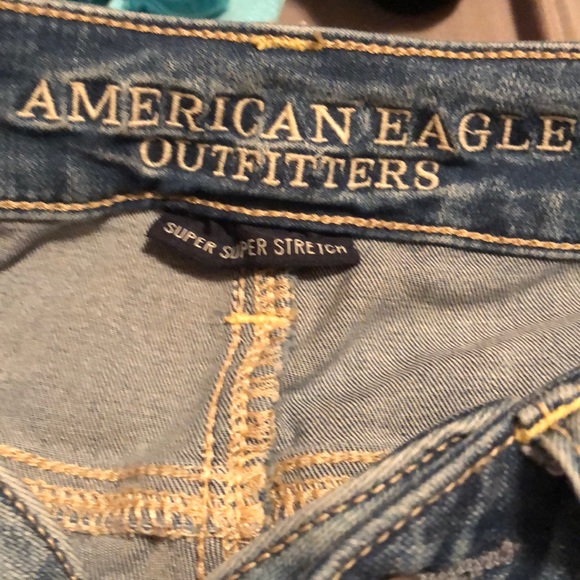 AMERICAN EAGLE💜ripped jeans WORN ONCE! - Picture 2 of 3